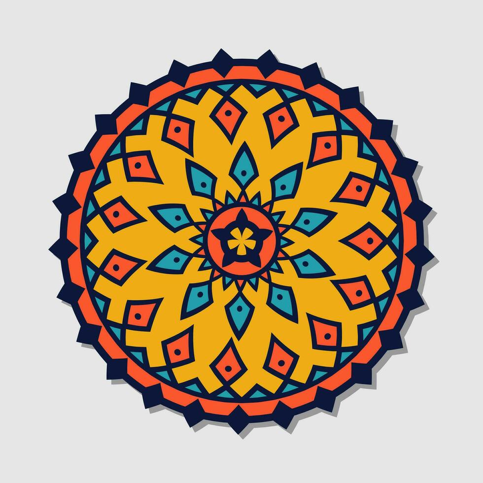 Flower mandala vector