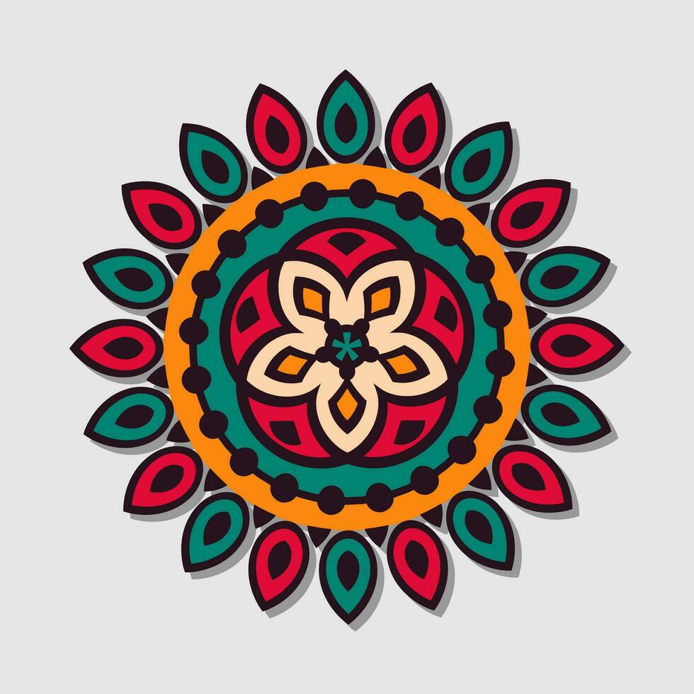Colorful mandala vector