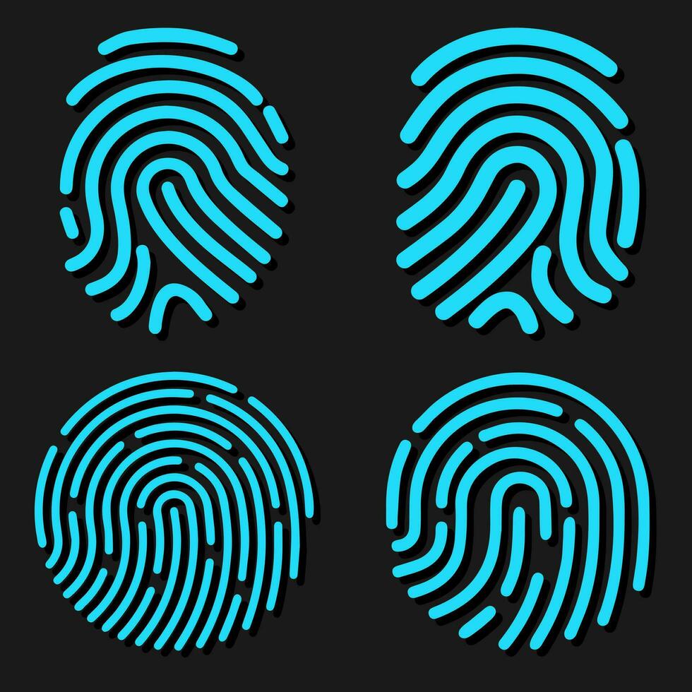 Vector set of fingerprints