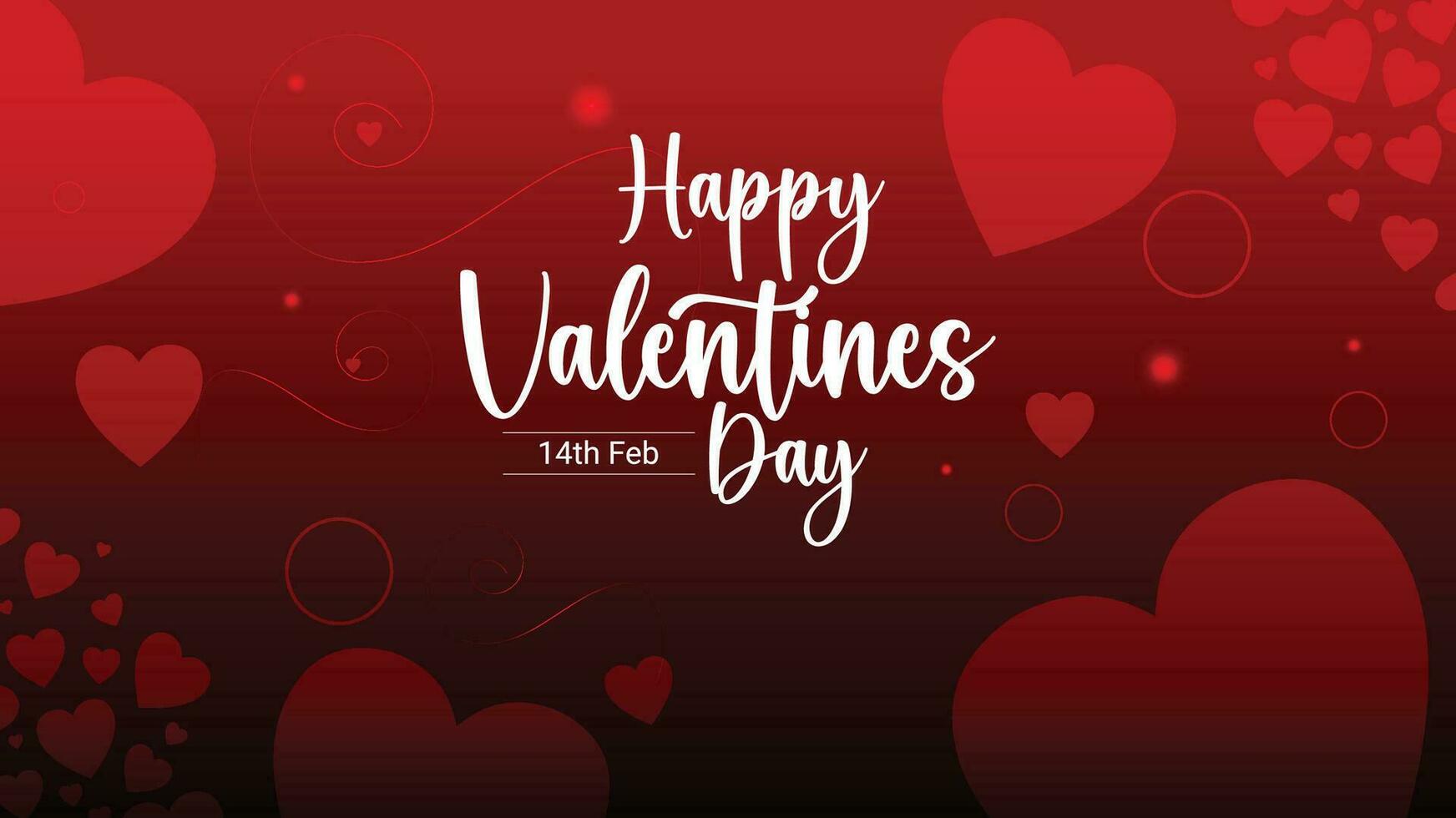 Happy Valentines Day Background Design Template vector