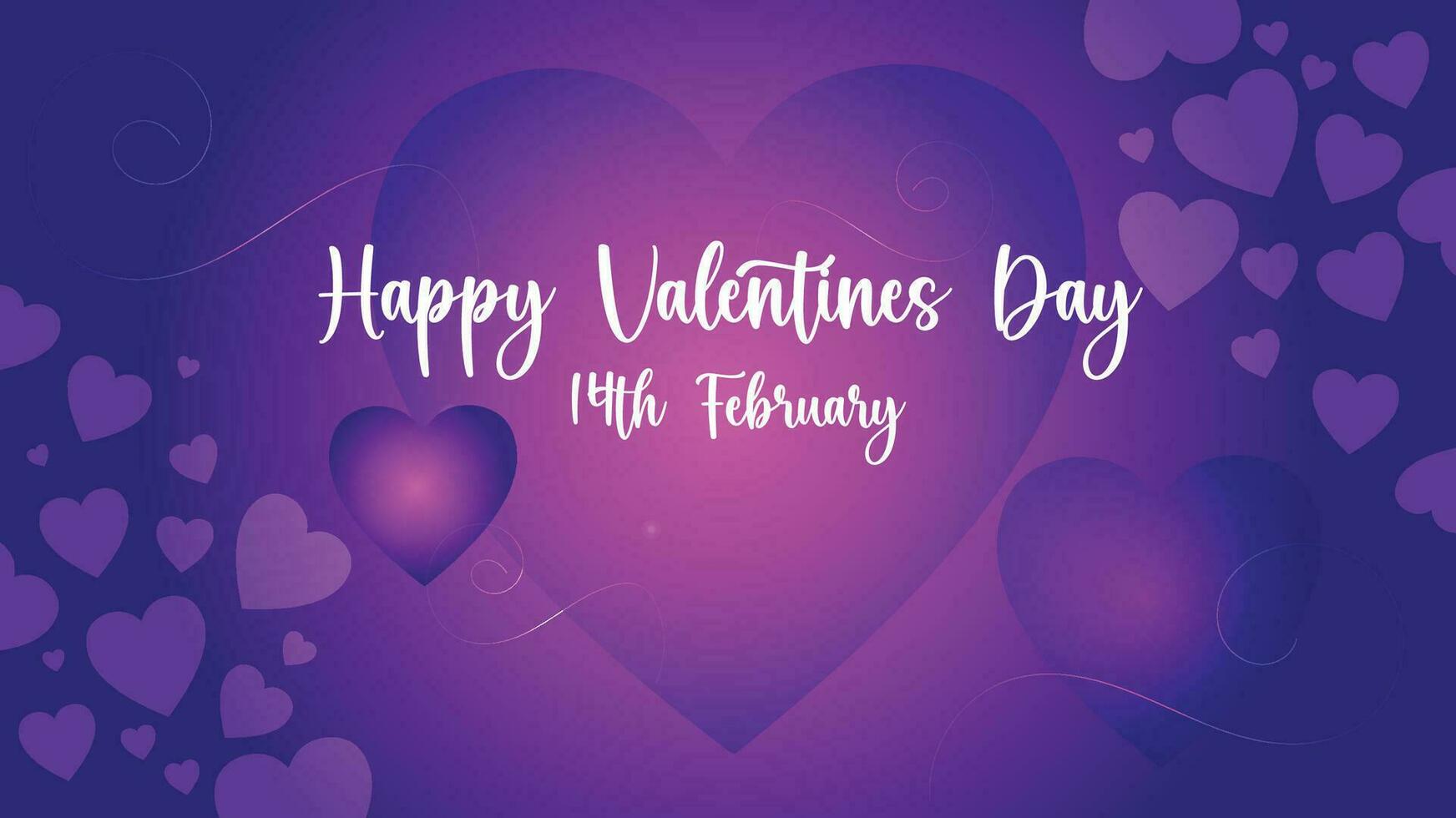 Happy Valentines Day Background Design Template vector