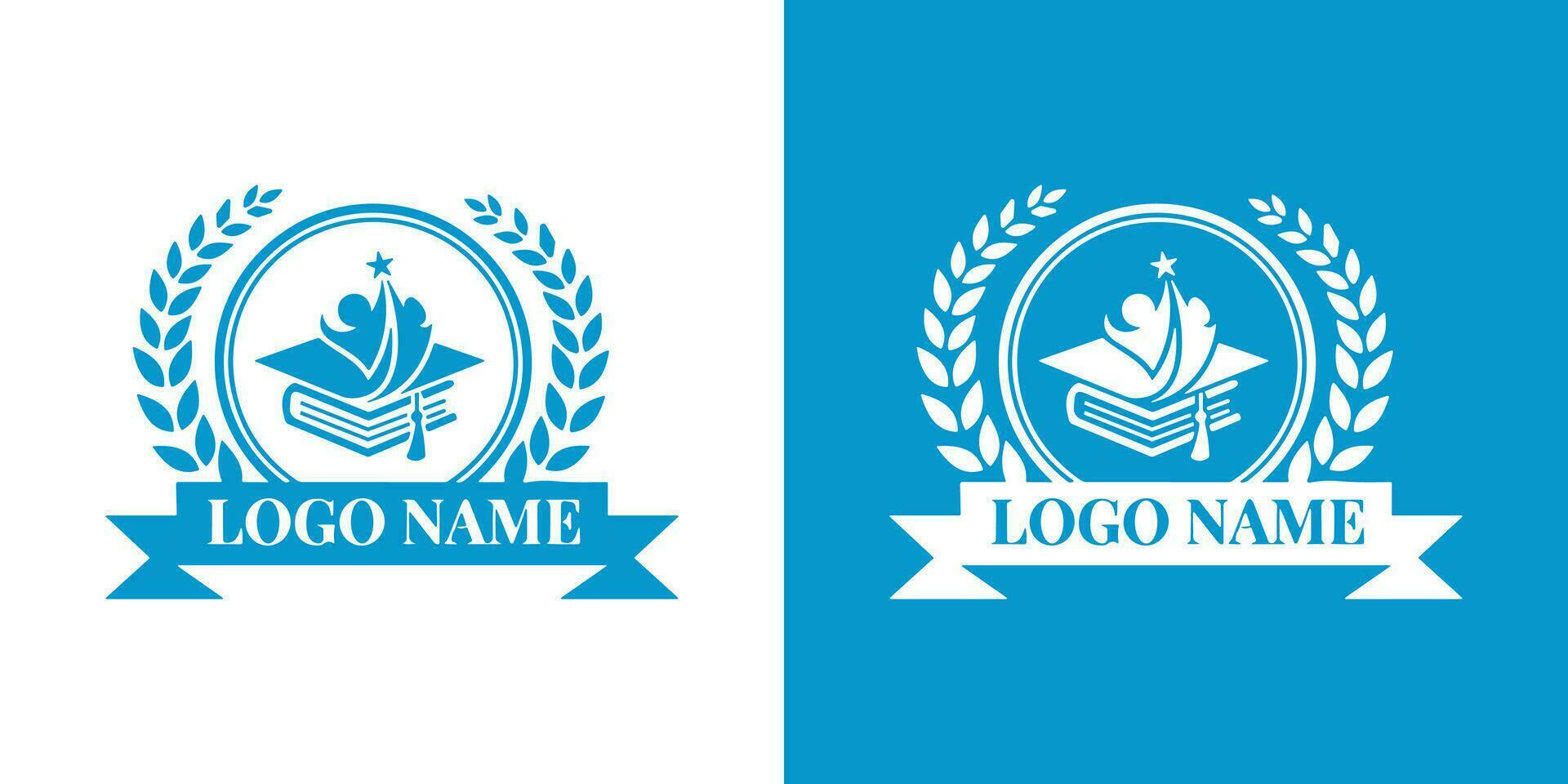 Education Logotype concept. Logo design template. Vector illustration.