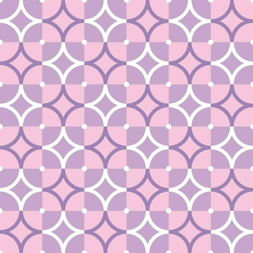 Flat Retro Star Seamless Pattern vector