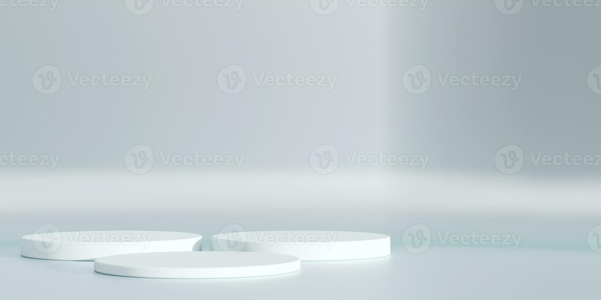 3d display product minimal scene with geometric podium platform. cylinder background 3d rendering with podium. stand for cosmetic products. Stage showcase on pedestal 3d studio photo