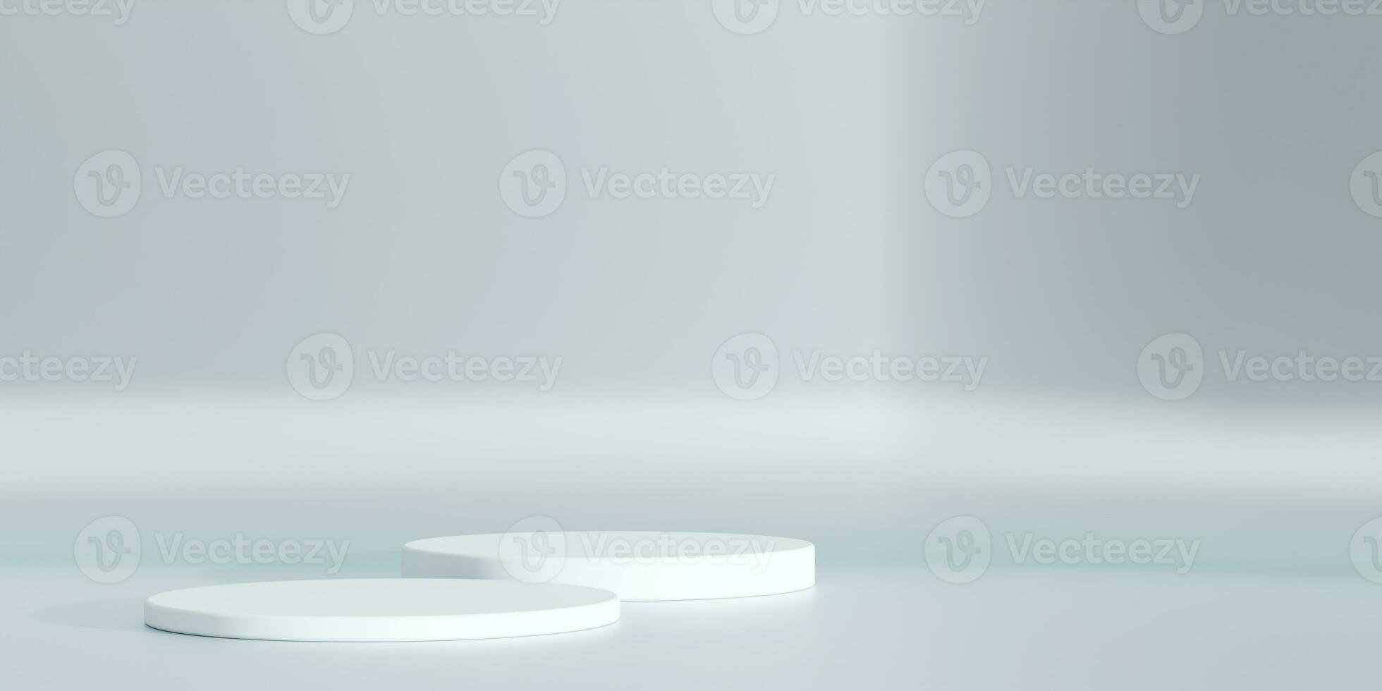 3d display product minimal scene with geometric podium platform. cylinder background 3d rendering with podium. stand for cosmetic products. Stage showcase on pedestal 3d studio photo