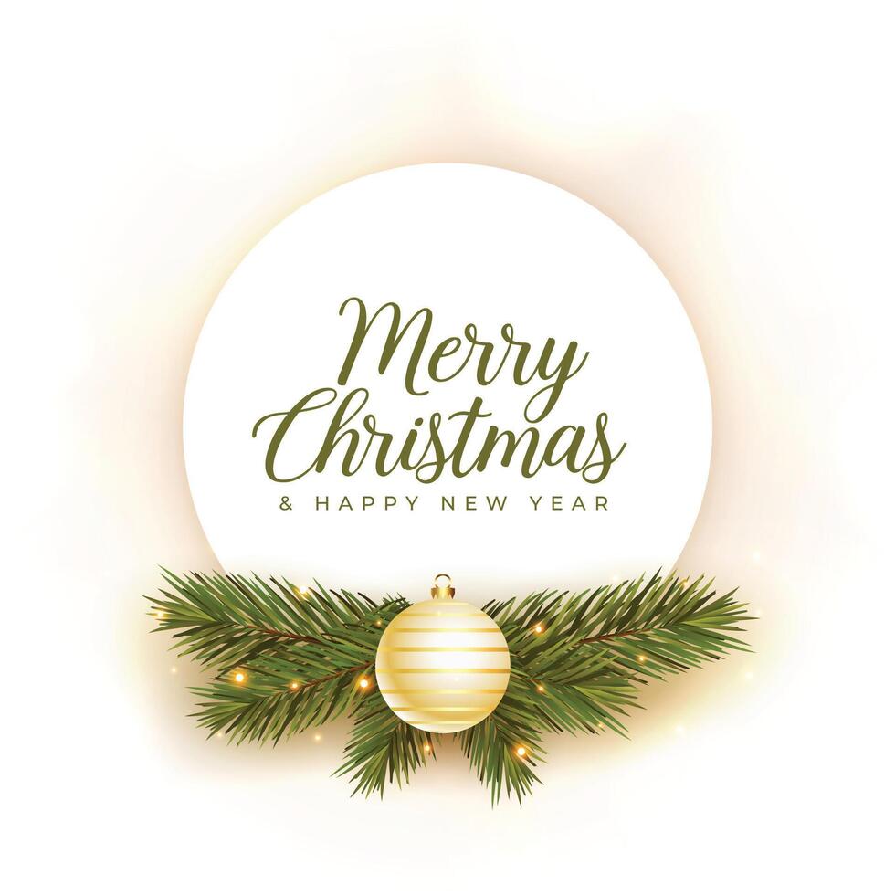 merry christmas seasonal card display background vector