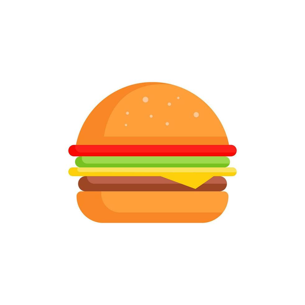 delicioso hamburguesa vector diseño