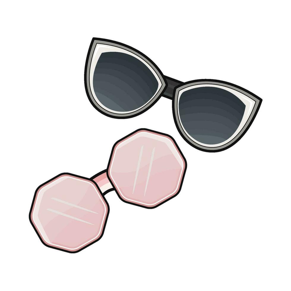 ilustración de Gafas de sol vector