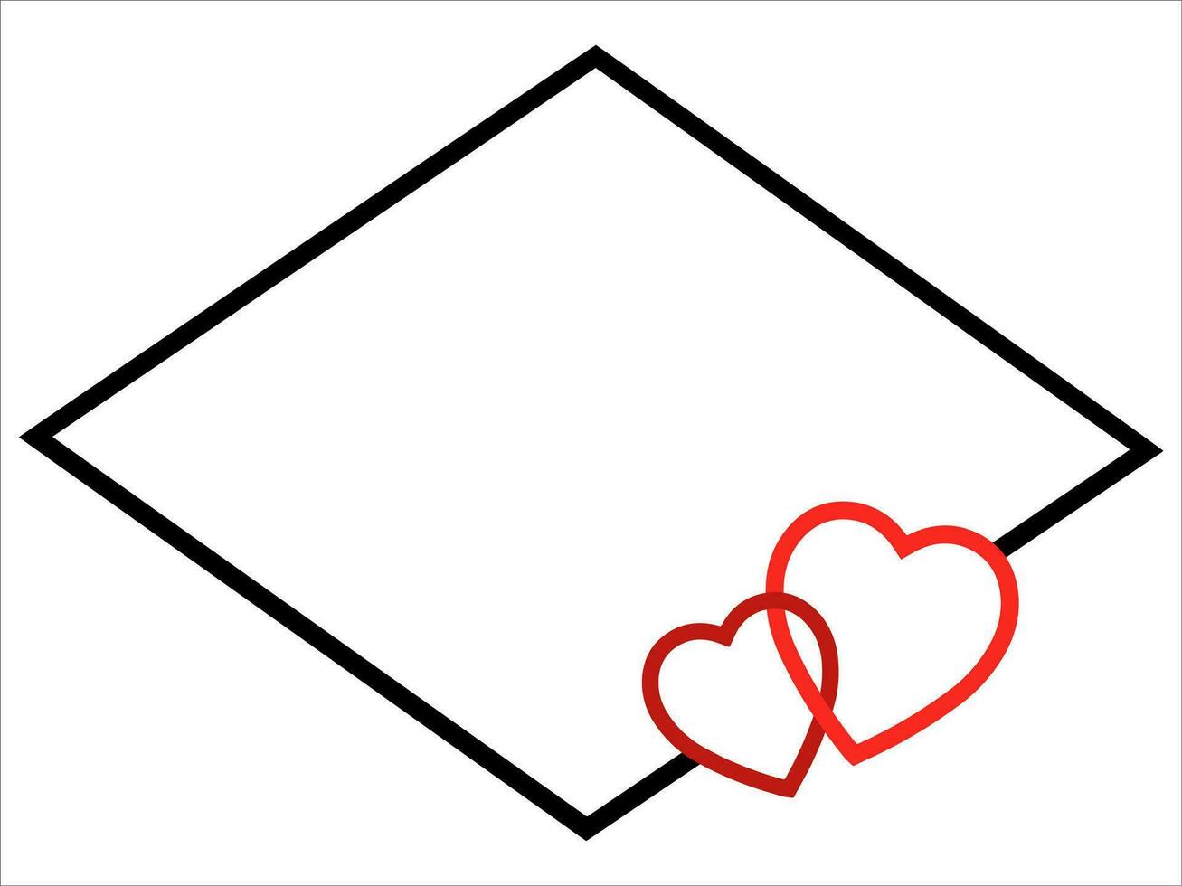 Frame Background Valentines Day Illustration vector