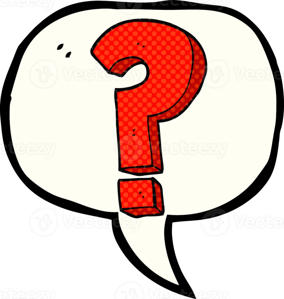 comic book speech bubble cartoon question mark symbol png