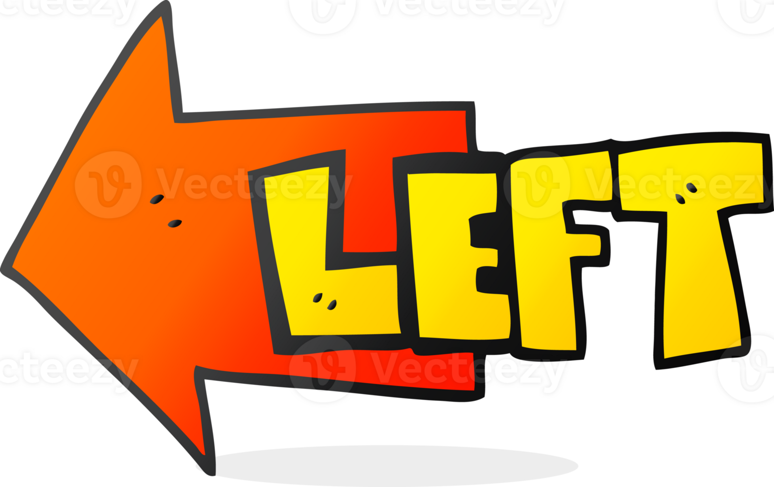 cartoon left symbol png