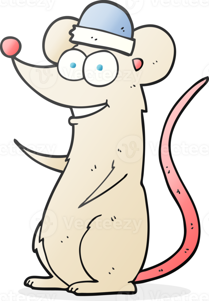 cartoon happy mouse png