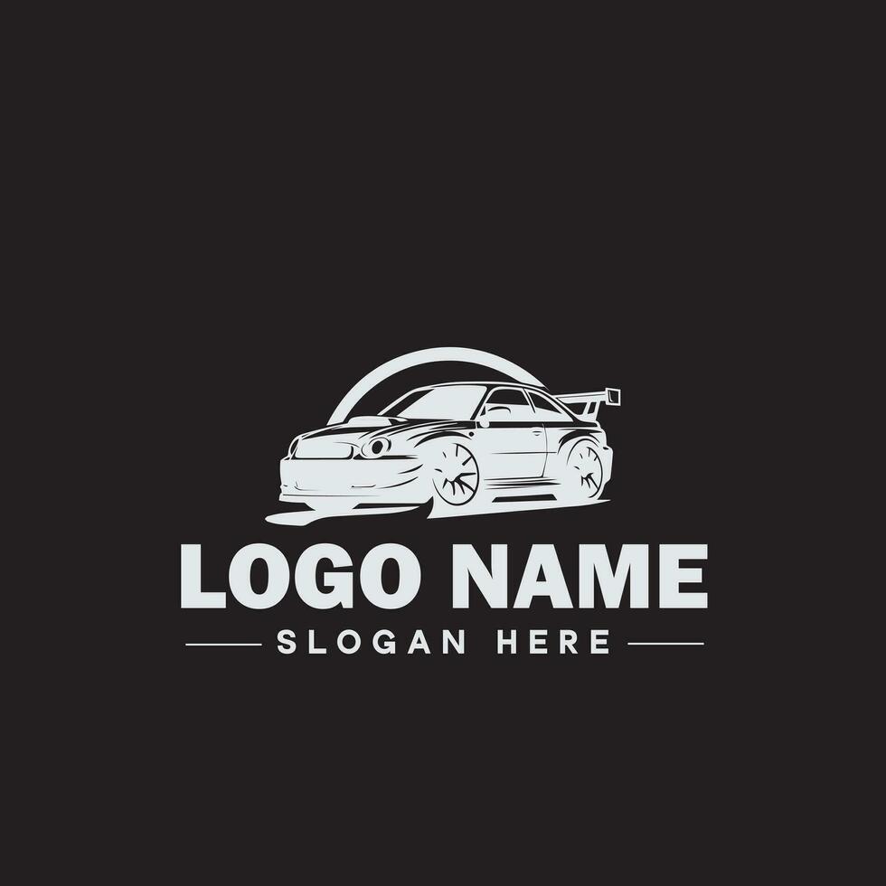 Automotive logo Auto shop logo auto dealership logo auto repair logo Icon clean flat modern minimalist business vehicle logo editable vector