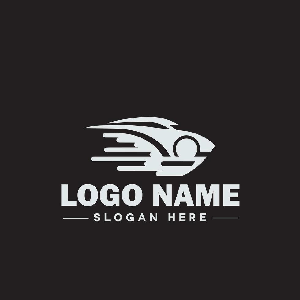 Automotive logo Auto shop logo auto dealership logo auto repair logo Icon clean flat modern minimalist business vehicle logo editable vector