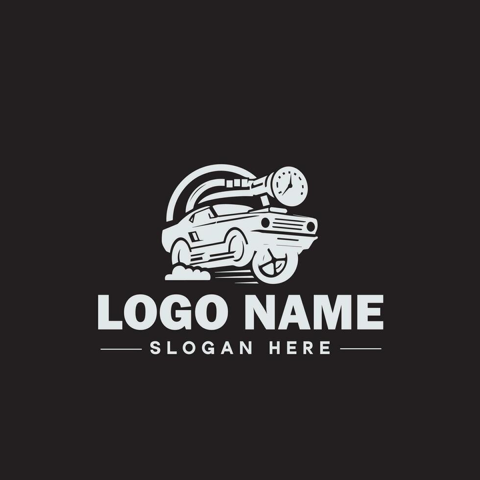 Automotive logo Auto shop logo auto dealership logo auto repair logo Icon clean flat modern minimalist business vehicle logo editable vector