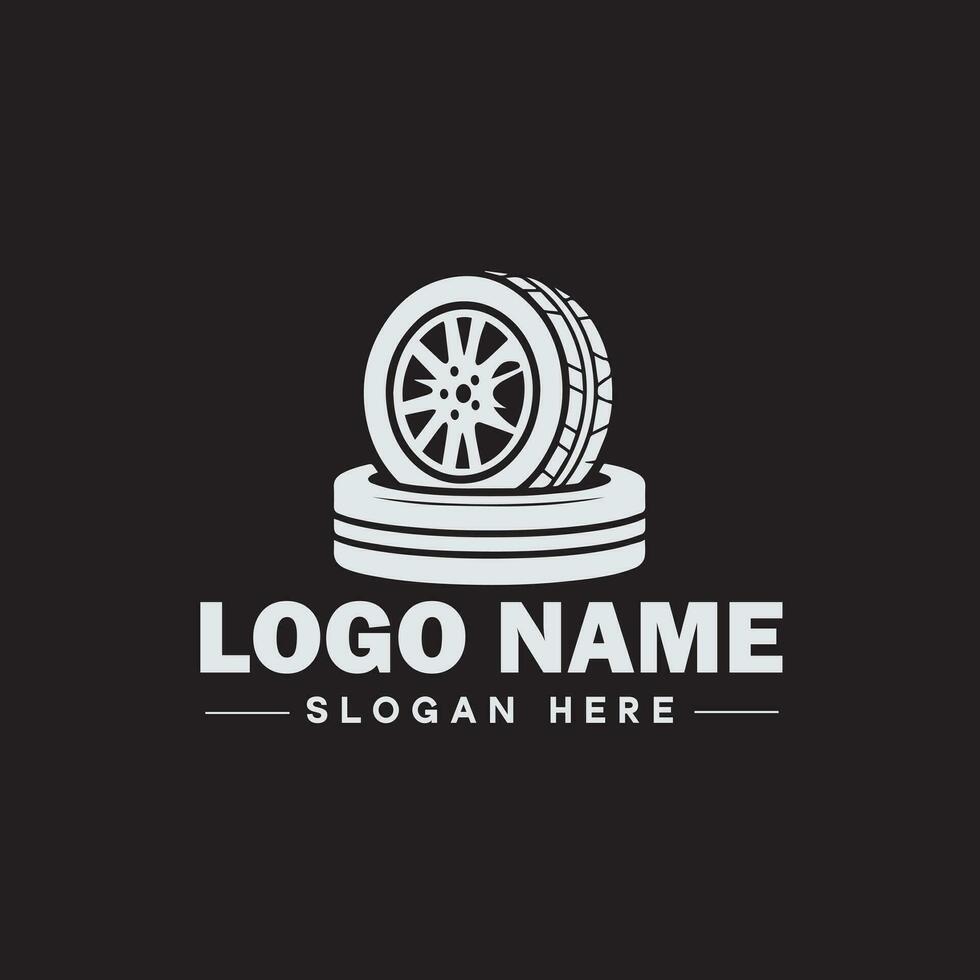 Automotive logo Auto shop logo auto dealership logo auto repair logo Icon clean flat modern minimalist business vehicle logo editable vector