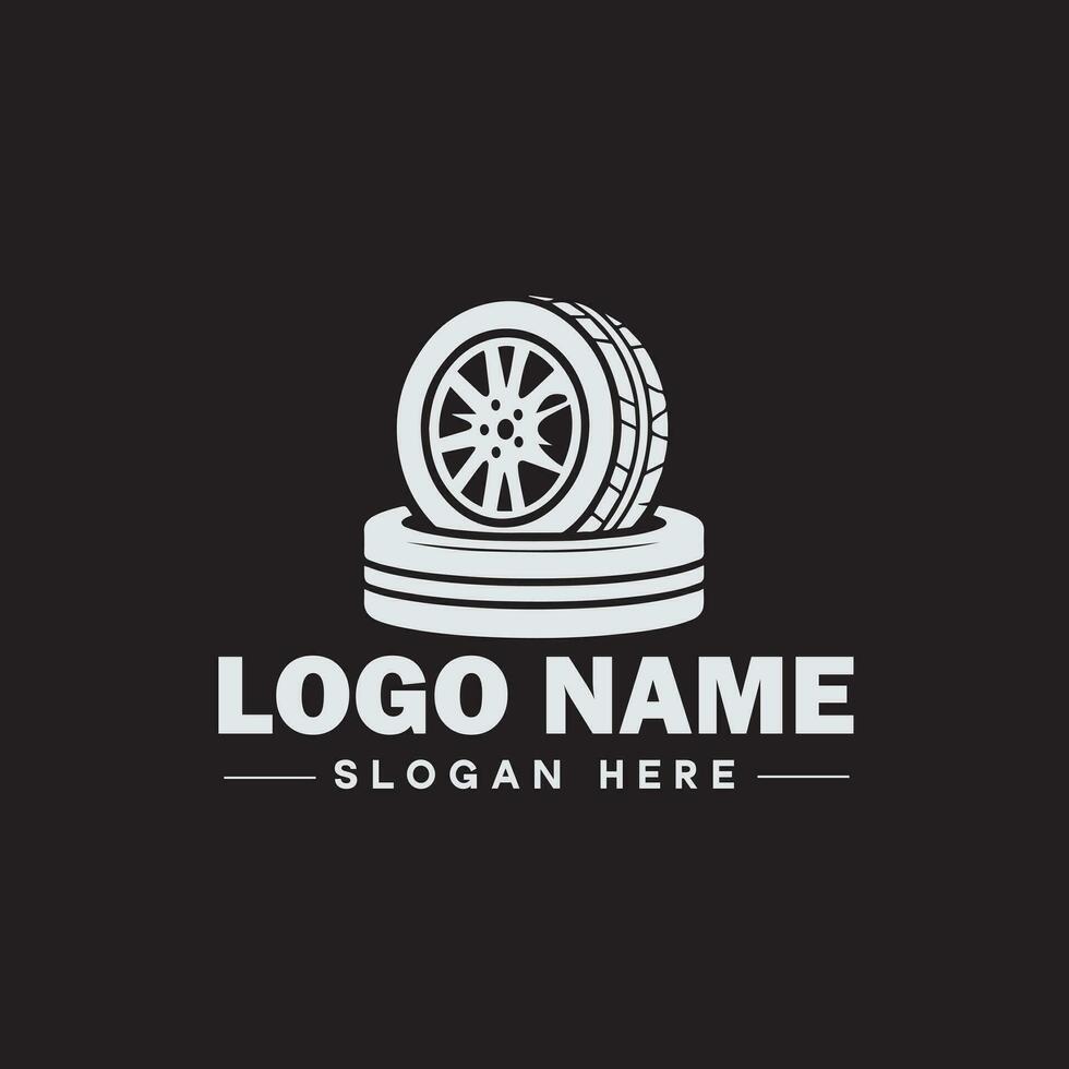 Automotive logo Auto shop logo auto dealership logo auto repair logo Icon clean flat modern minimalist business vehicle logo editable vector