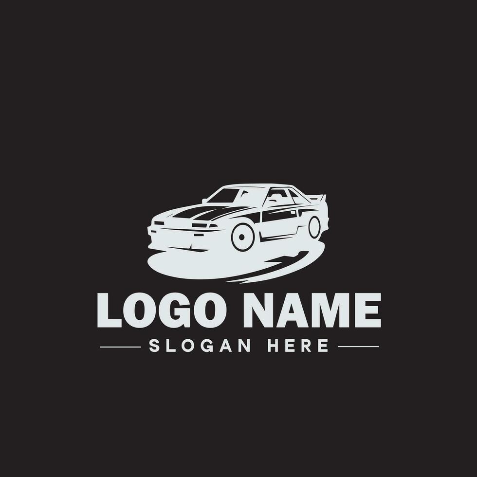 Automotive logo Auto shop logo auto dealership logo auto repair logo Icon clean flat modern minimalist business vehicle logo editable vector