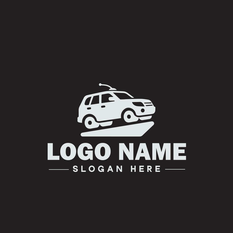 Automotive logo Auto shop logo auto dealership logo auto repair logo Icon clean flat modern minimalist business vehicle logo editable vector
