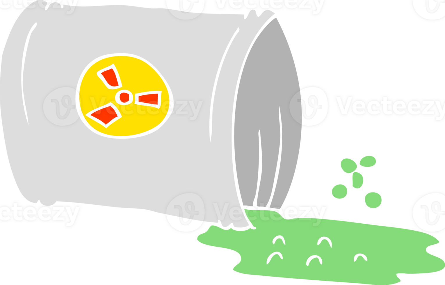 Flat Color Illustration Of A Cartoon Nuclear Waste 36378157 PNG Flat Color Illustration Of A Cartoon Nuclear Waste Png