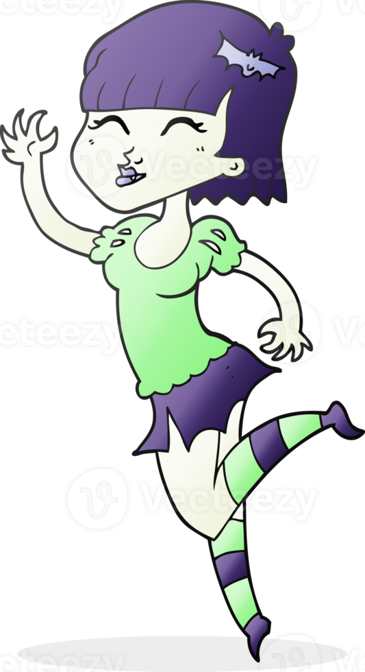 cartoon vampire girl png