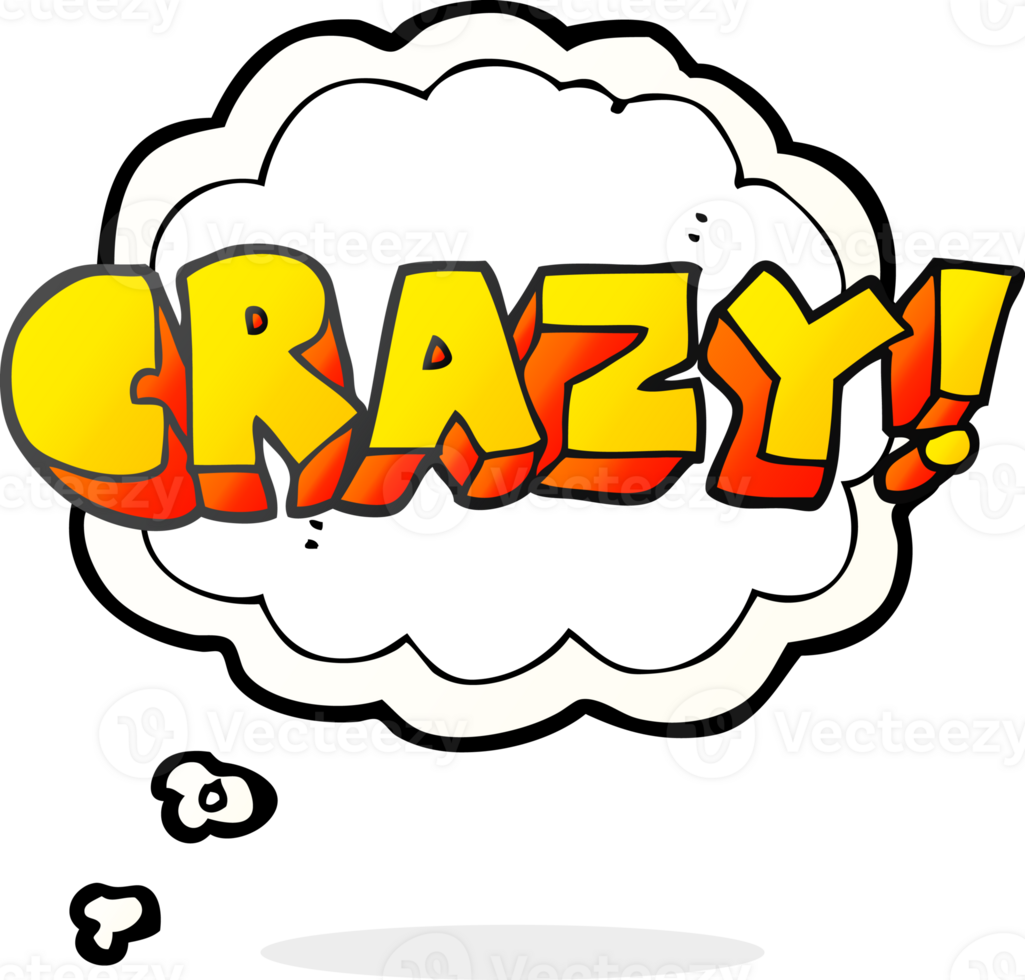 thought bubble cartoon shout crazy png