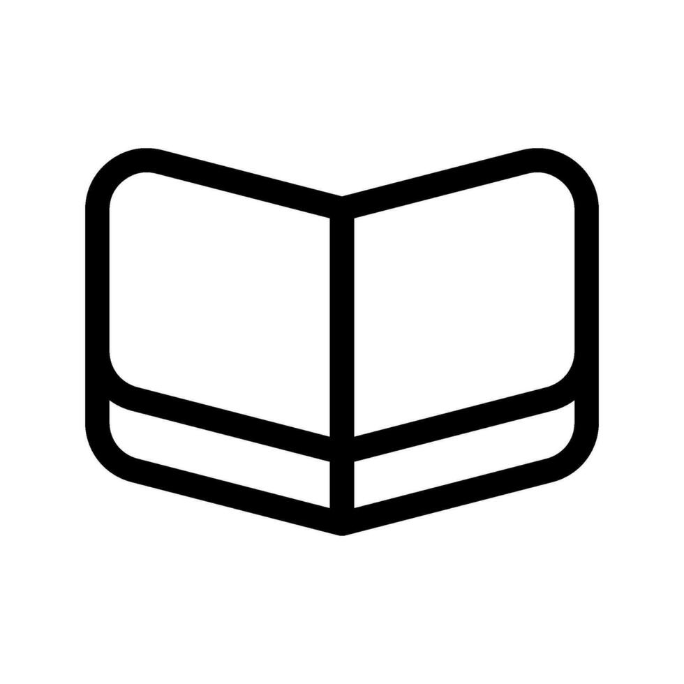 Open Book Icon Vector Symbol Design Illustration