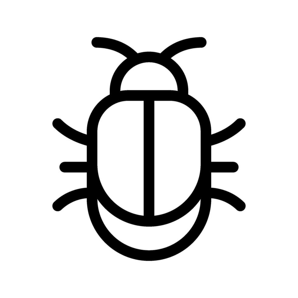 Bug Icon Vector Symbol Design Illustration