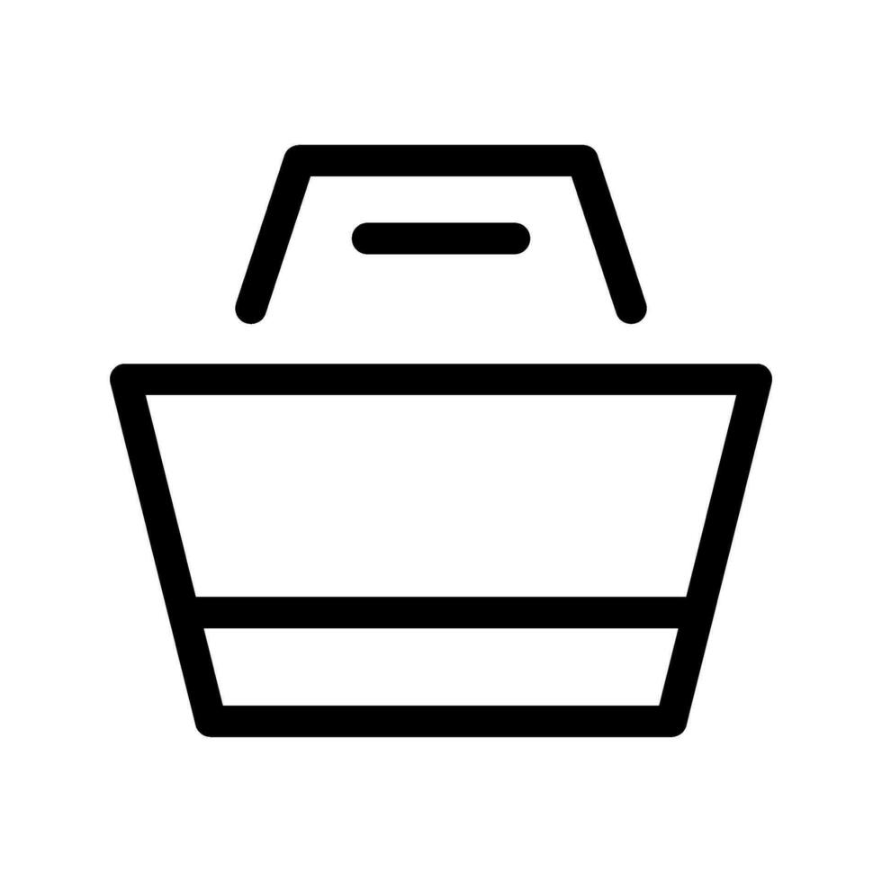 Basket Icon Vector Symbol Design Illustration