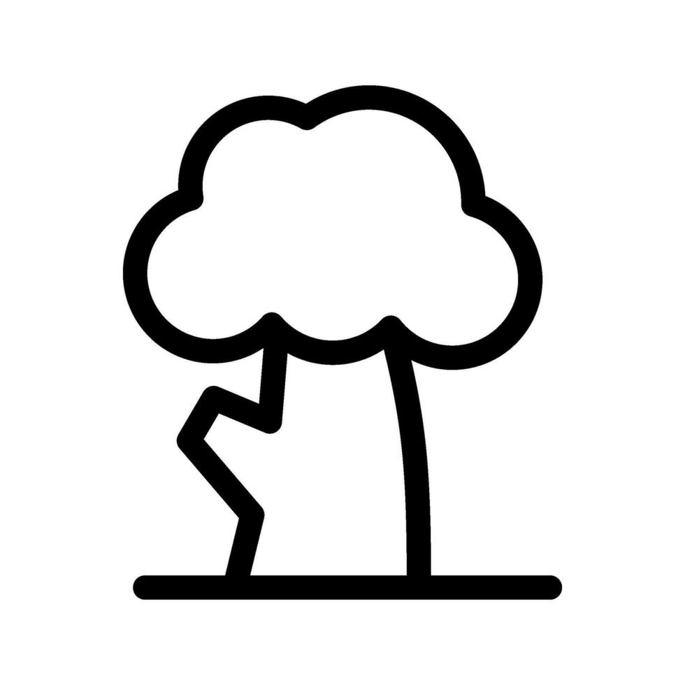 árbol icono vector símbolo diseño ilustración