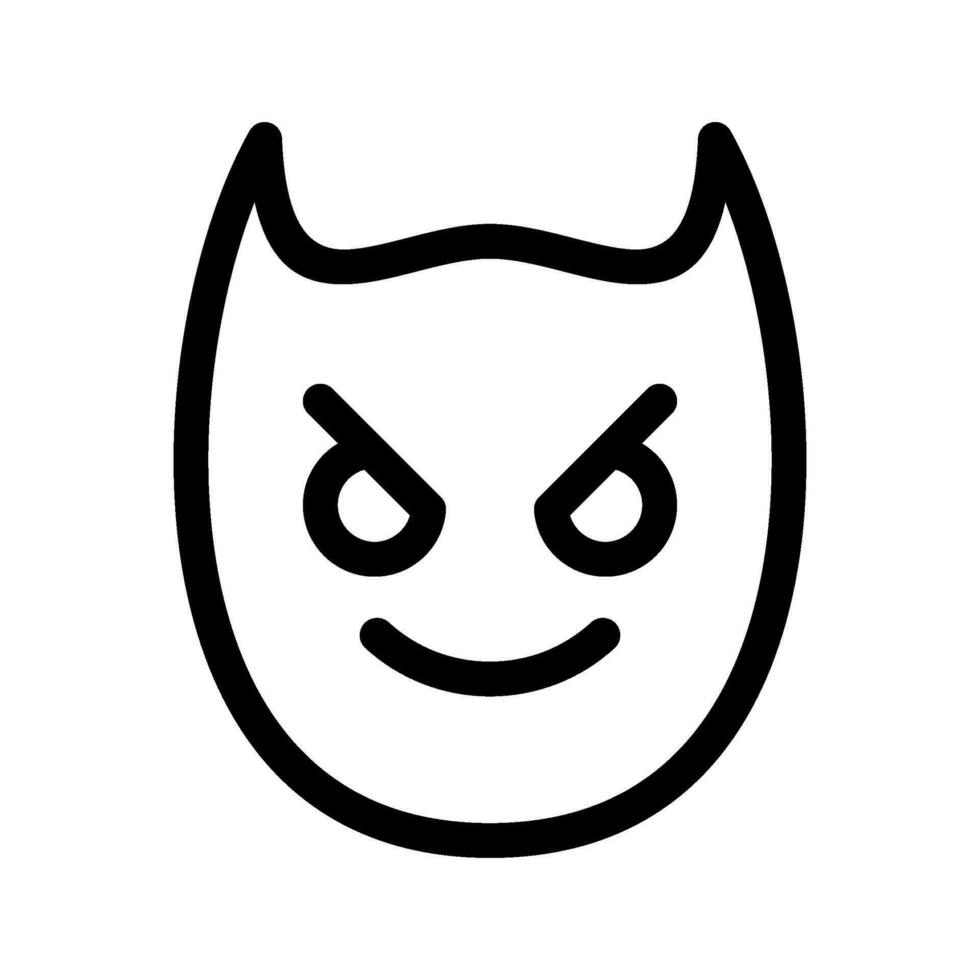 Devil Icon Vector Symbol Design Illustration