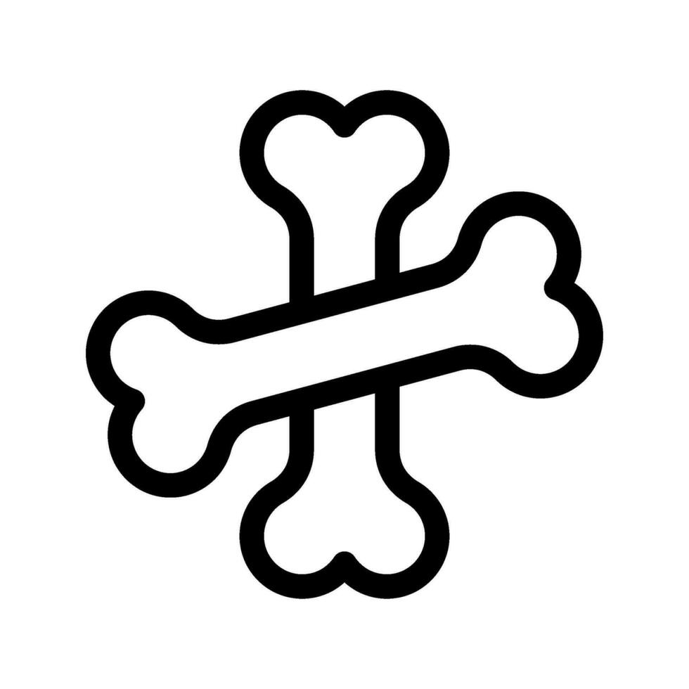 Bone Icon Vector Symbol Design Illustration