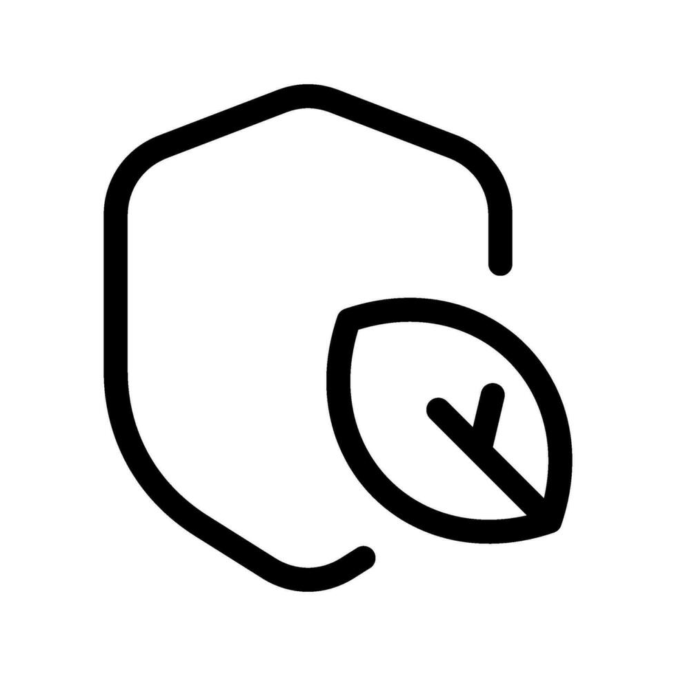 eco proteccion icono vector símbolo diseño ilustración