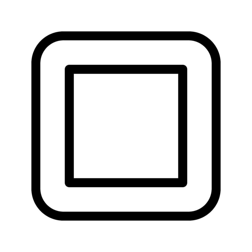 Square Icon Vector Symbol Design Illustration