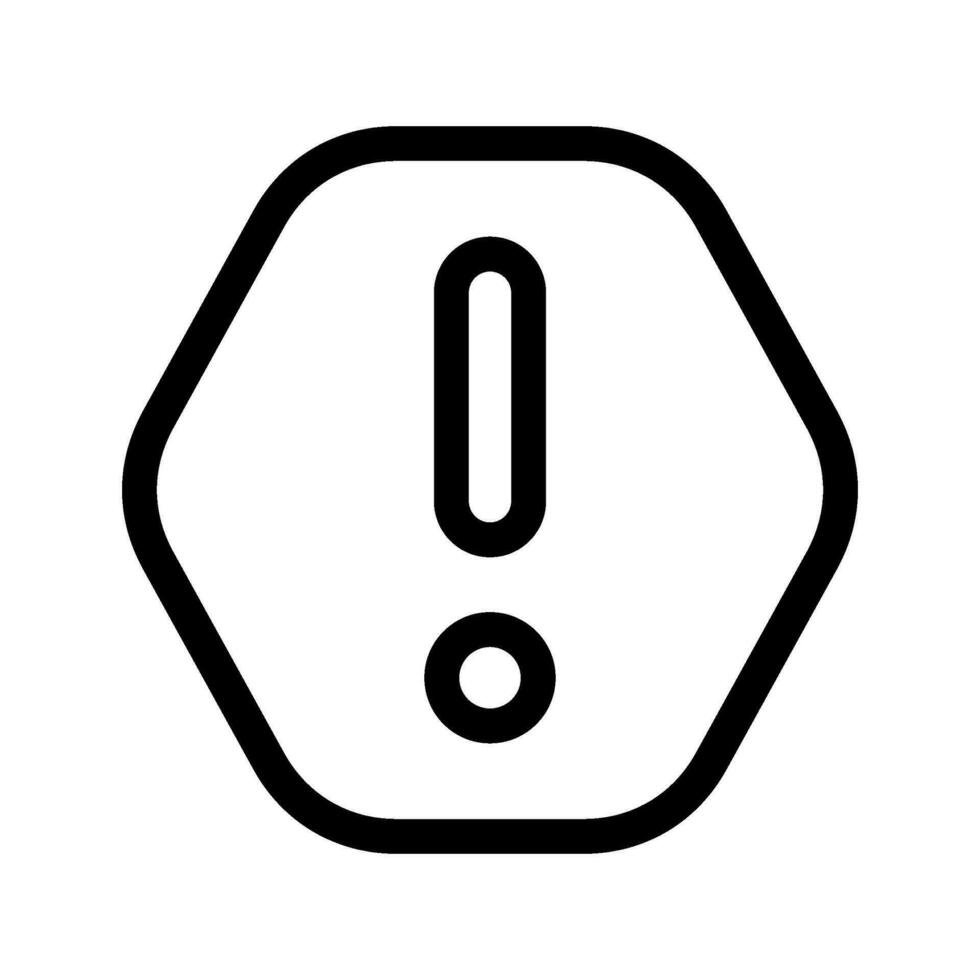 Warning Icon Vector Symbol Design Illustration