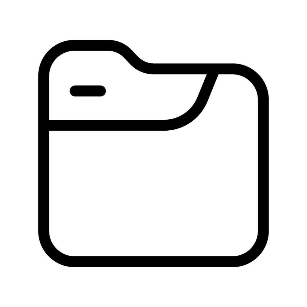 Folder Icon Vector Symbol Design Illustration