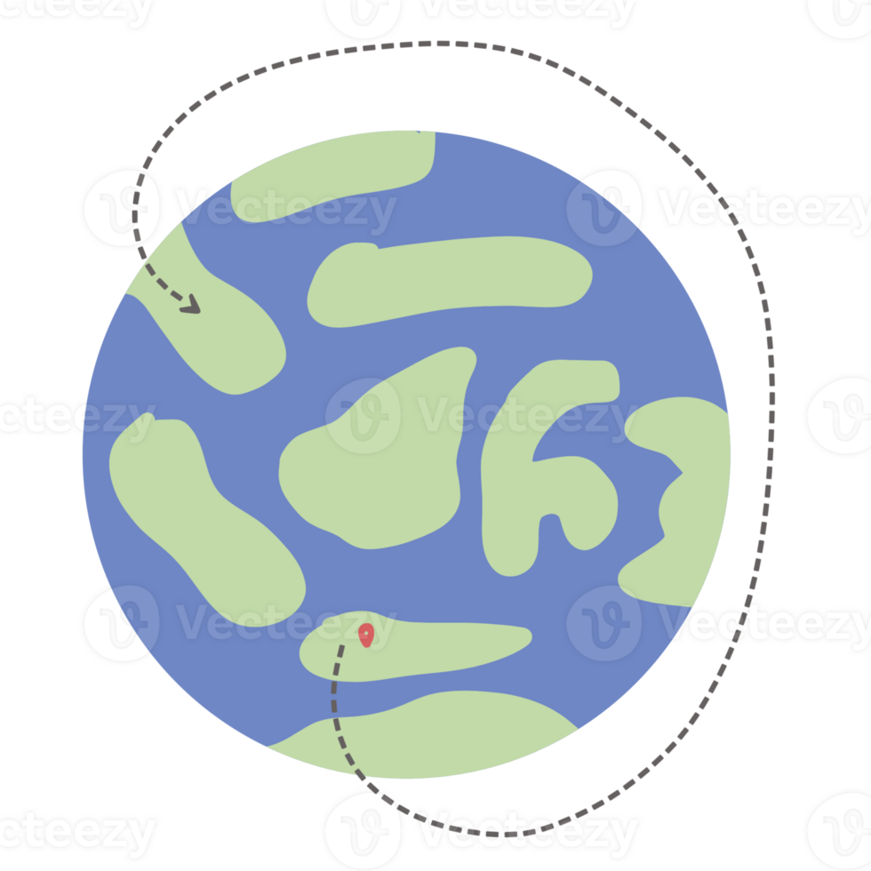 Pin location globe png
