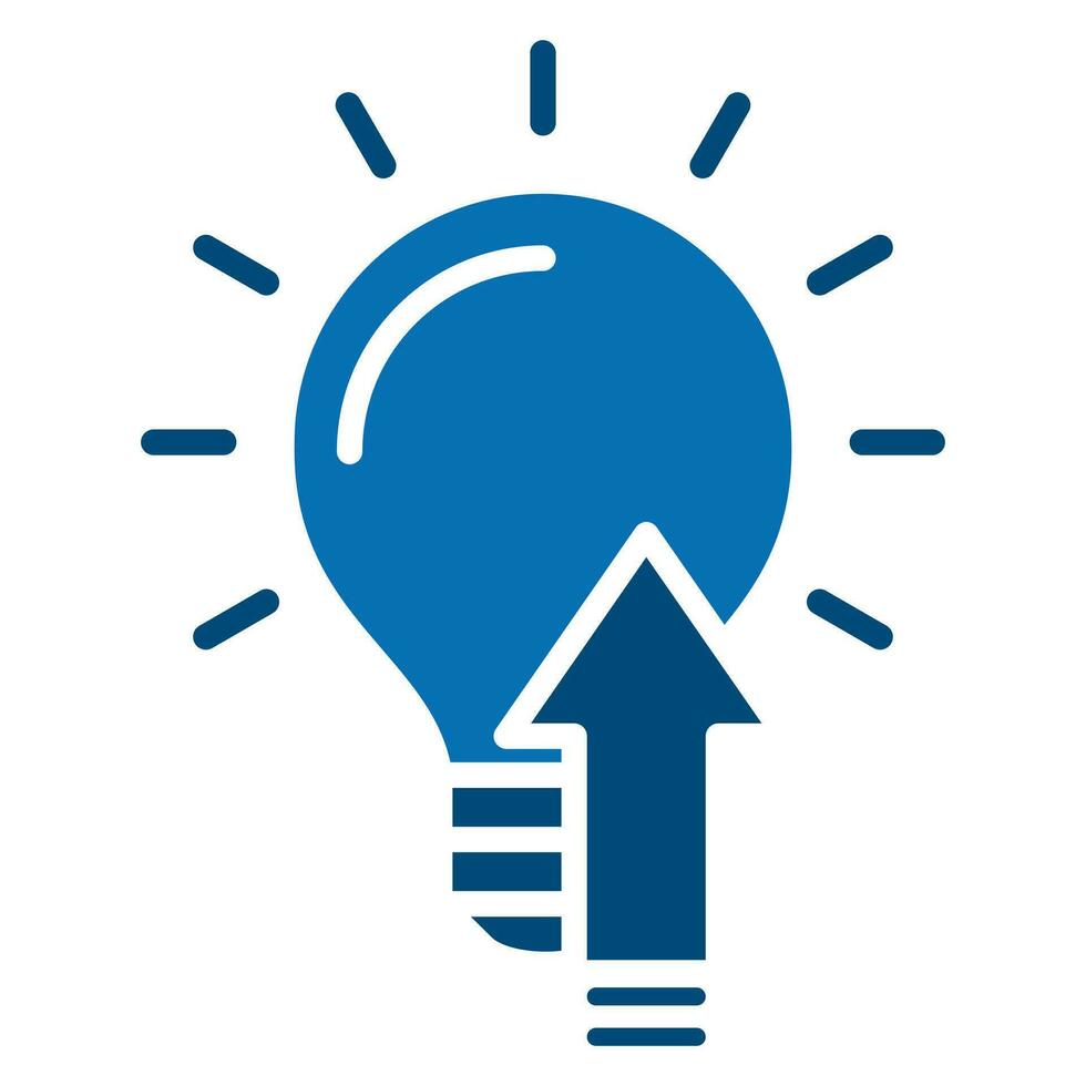 Lighting Upgrade icon line vector illustration