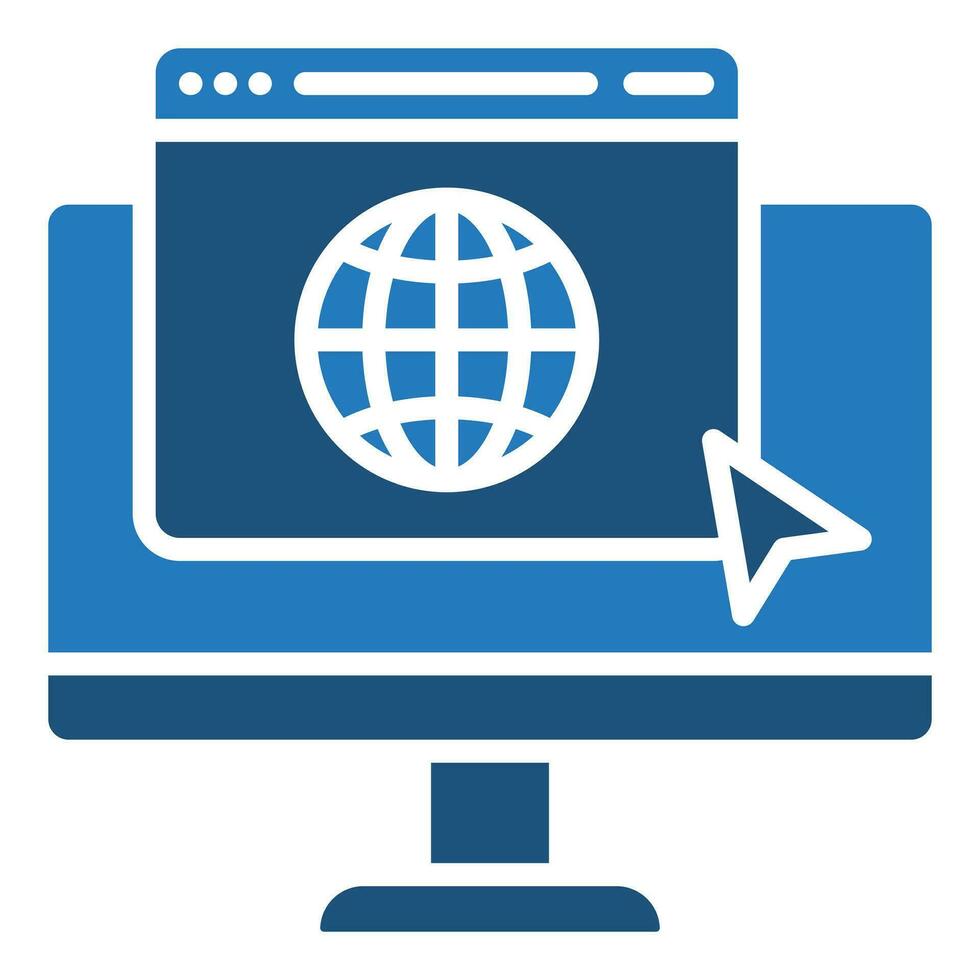 Internet Browsing icon line vector illustration