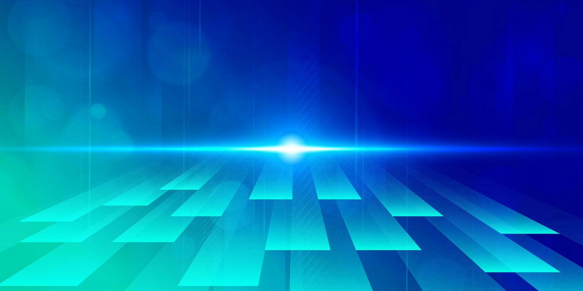 Digital technology speed connect blue green background, cyber nano information, abstract communication, innovation future tech data, internet network connection, Ai big data, line dot illustration vector