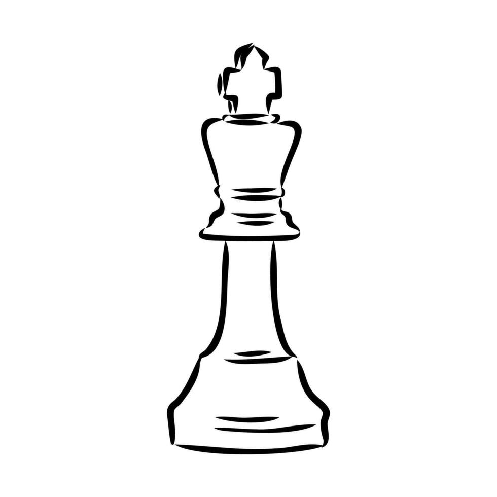 ajedrez vector bosquejo