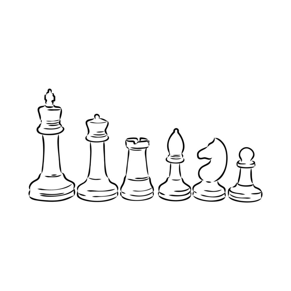 chess vector sketch