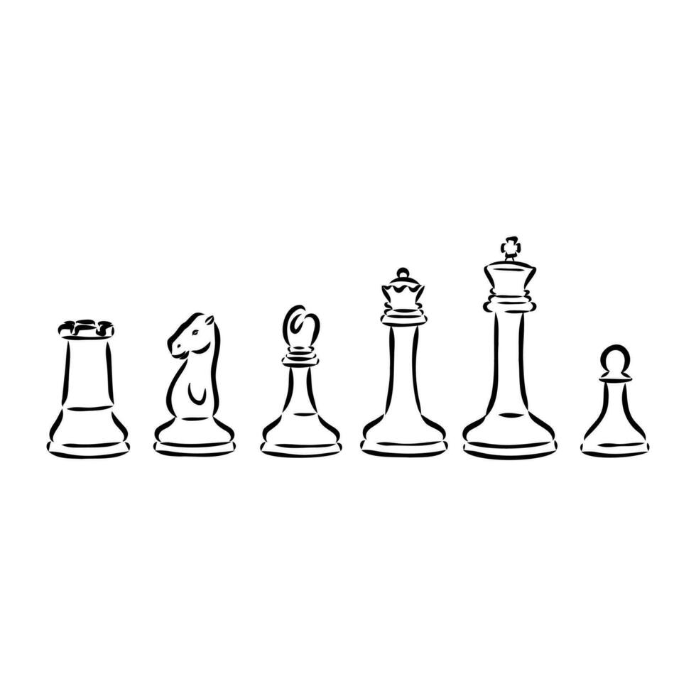 chess vector sketch