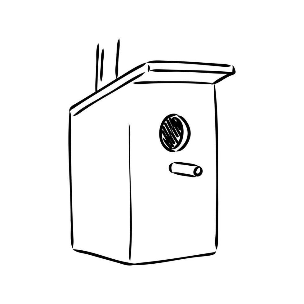 birdhouse vector sketch