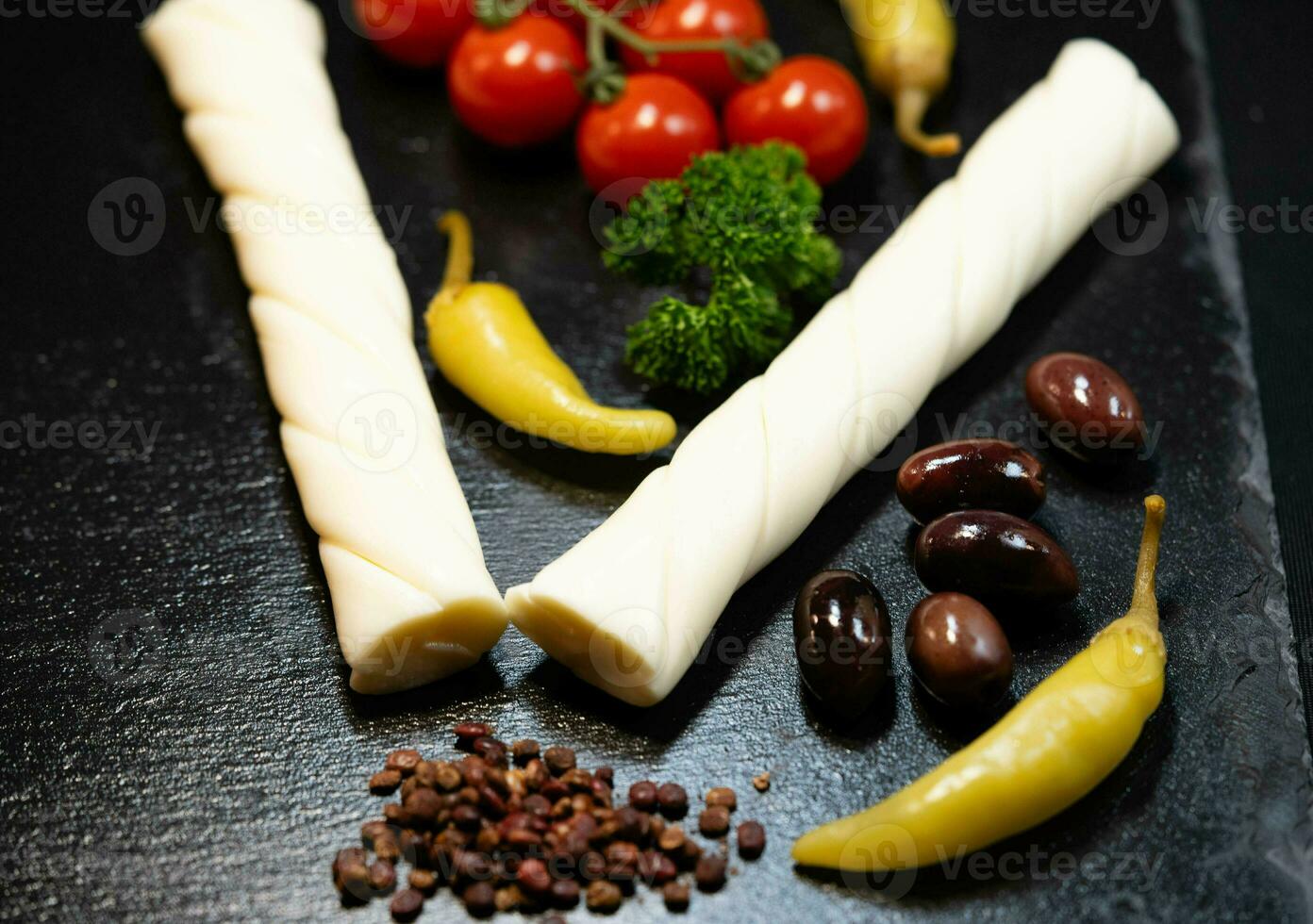 Variations of Turkish sheep cheese from Anatolia photo