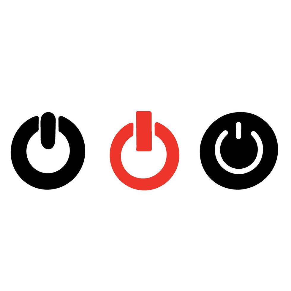 On off power icon design illustration vector