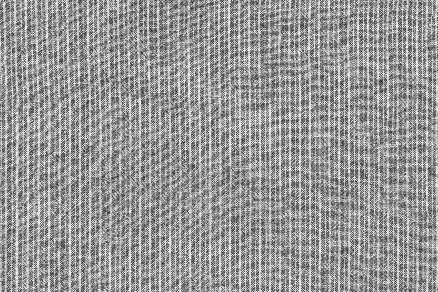 Natural gray linen texture with striped pattern as background, wallpaper photo