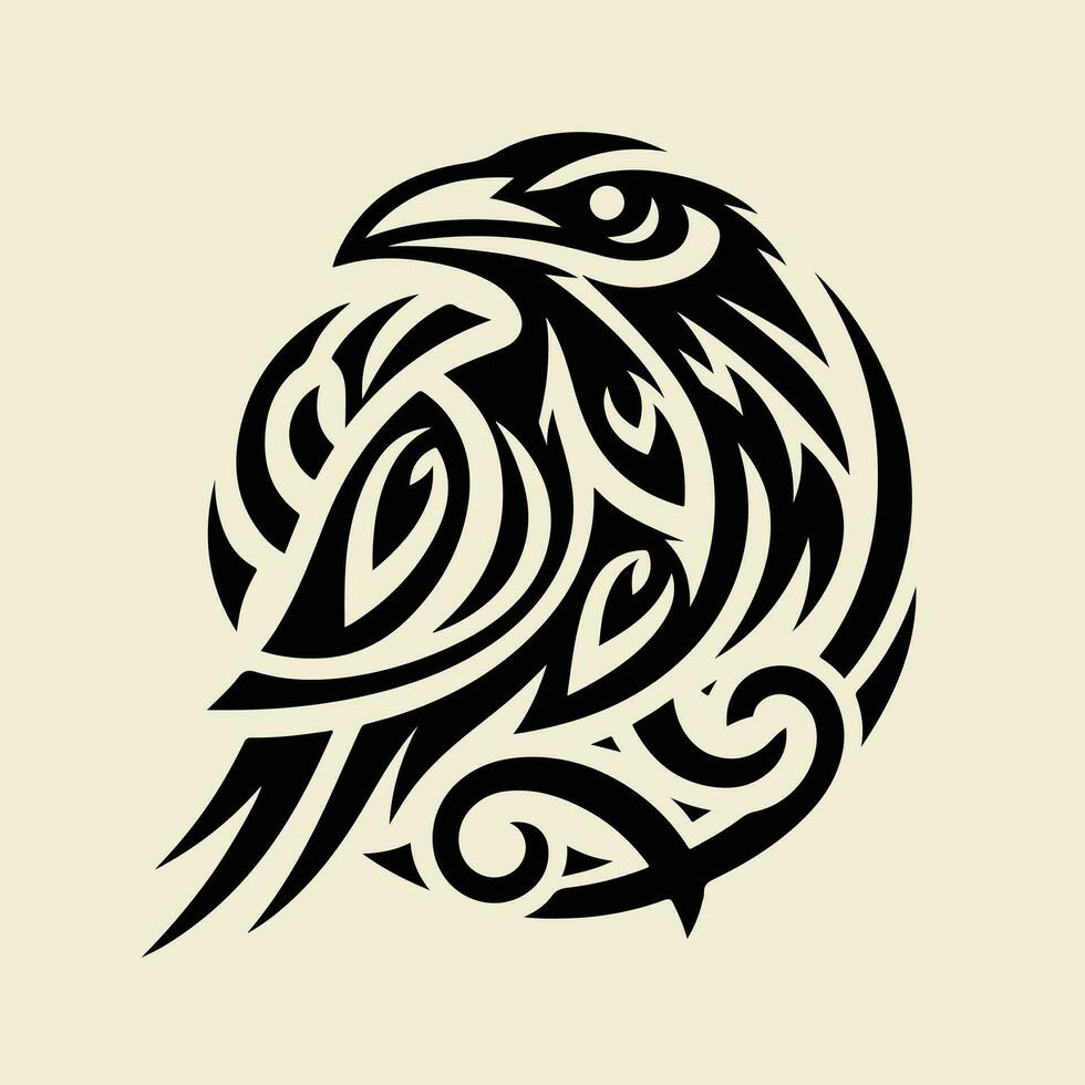 Raven Tribal Tattoo Logo Icon Design 36383545 Vector Art At Vecteezy Raven Tribal Tattoo Logo Icon Design Vector 