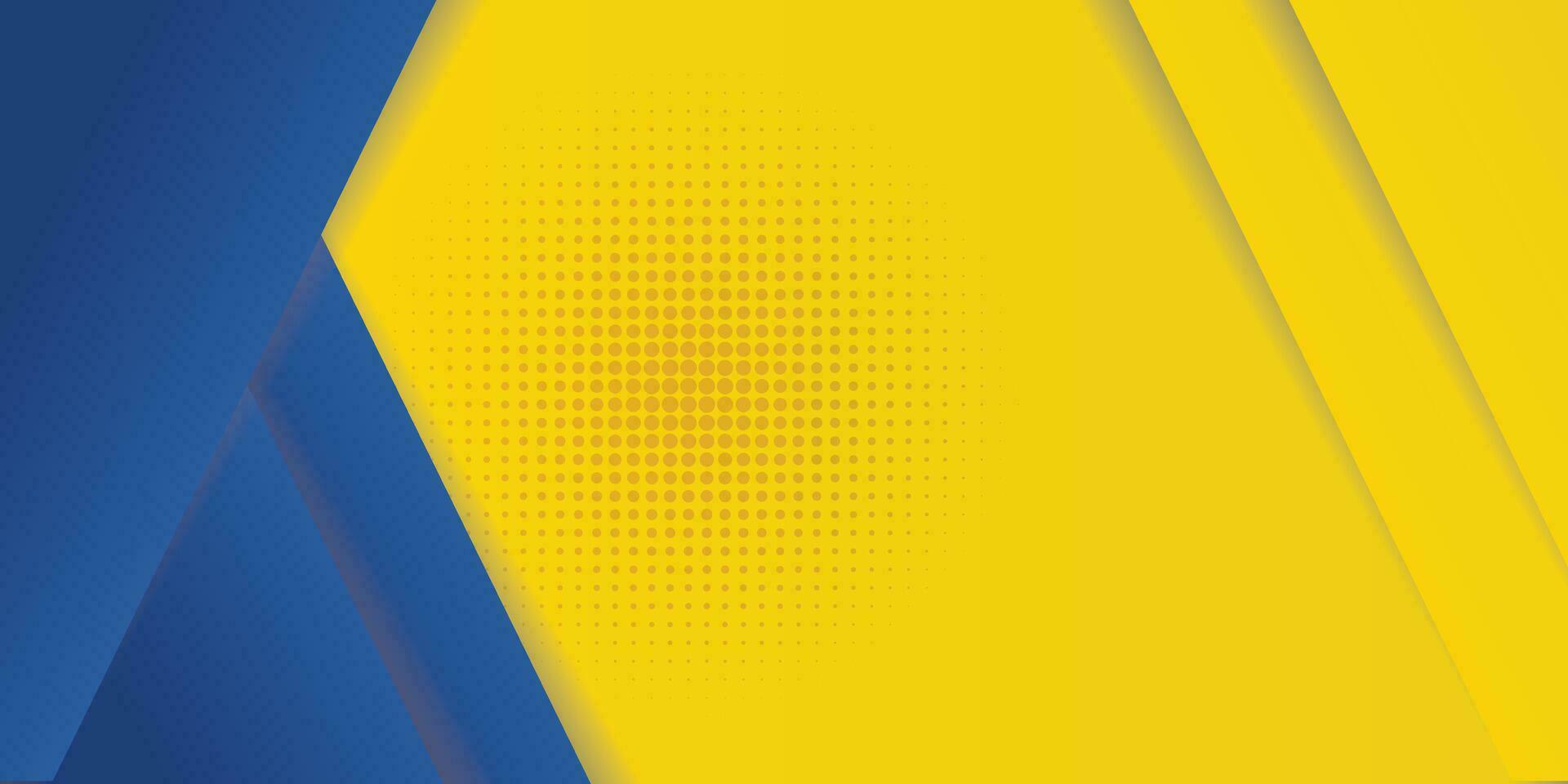 gráfico futurista hipster moderno de fondo abstracto. fondo amarillo con rayas. diseño de textura de fondo abstracto vectorial, póster brillante, ilustración de vector de fondo amarillo y azul de banner.