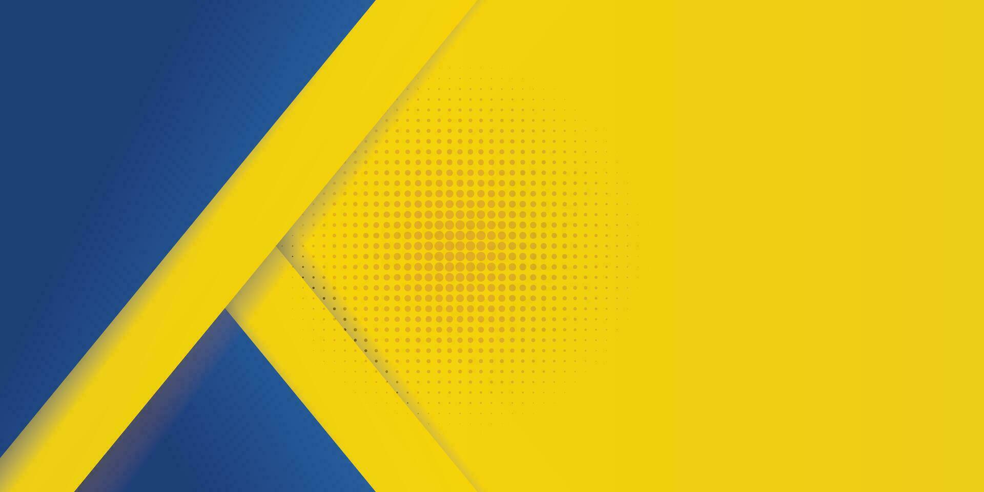 gráfico futurista hipster moderno de fondo abstracto. fondo amarillo con rayas. diseño de textura de fondo abstracto vectorial, póster brillante, ilustración de vector de fondo amarillo y azul de banner.